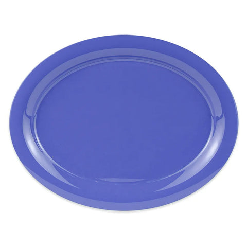 G.E.T. Enterprises OP-135-BK Black Elegance 13.5" x 10.25" Oval Melamine Platter