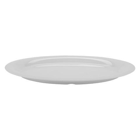 GET Enterprises OP-135-RO 13.5" x 10.25" Oval Melamine Platter, Rio Orange