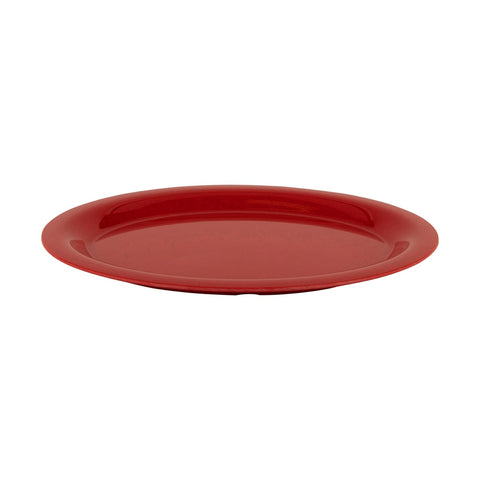 G.E.T. Enterprises OP-135-RSP 13.5" x 10.25" Red Sensation Oval Melamine Platter