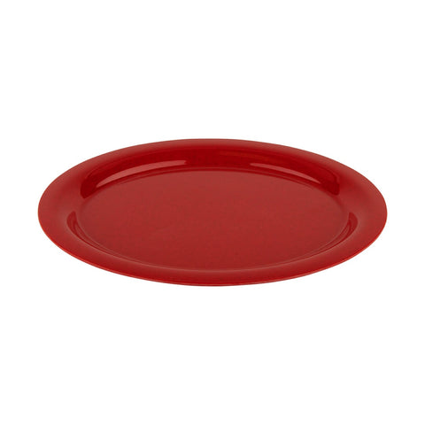 G.E.T. Enterprises OP-135-RSP 13.5" x 10.25" Red Sensation Oval Melamine Platter