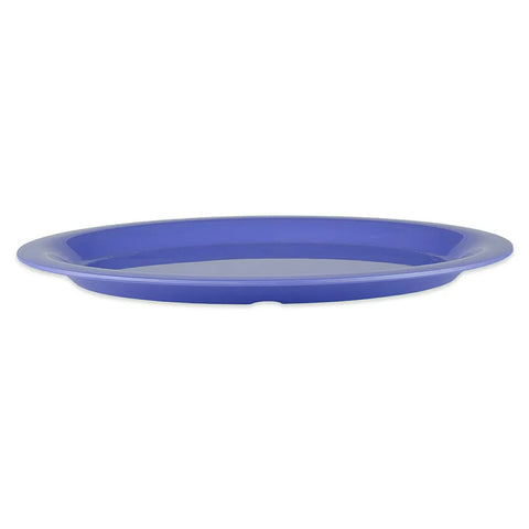 G.E.T. Enterprises OP-135-TY Diamond Mardi Gras 13-1/2" x 10-1/4" Oval Melamine Platter, Tropical Yellow