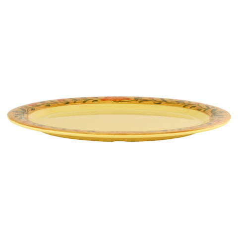 GET Enterprises OP-618-VN 18" x 13.5" Oval Venetian Melamine Platter