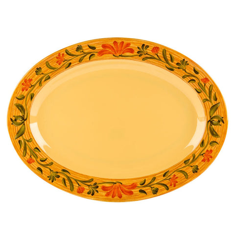 G.E.T. Enterprises OP-621-VN Venetian 21" x 15" Melamine Oval Platter