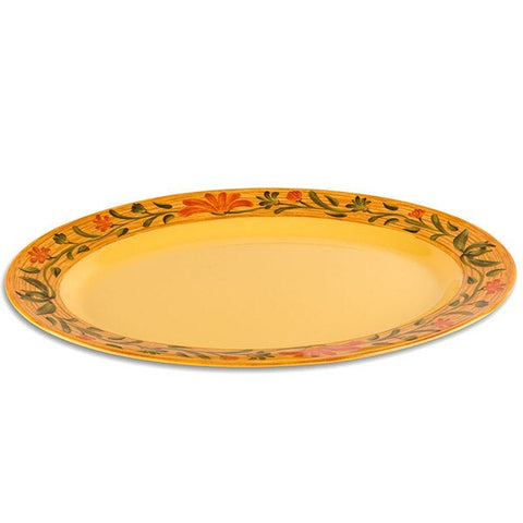 G.E.T. Enterprises OP-621-VN Venetian 21" x 15" Melamine Oval Platter