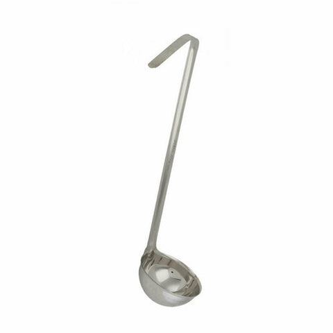Libertyware OPL06 6 oz. One-Piece Stainless Steel Ladle with Capacity Markings