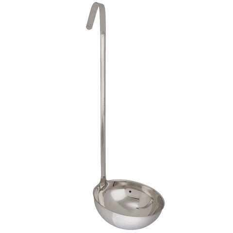 Libertyware OPL32 32 oz One-Piece Stainless Steel Ladle with Capacity Markings