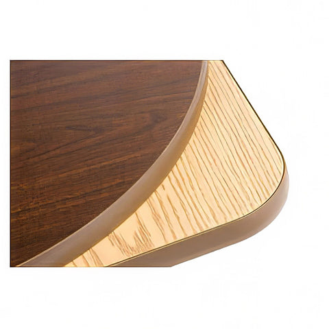 Oak Street OW3636 36" Square Reversible Melamine Table Top, Oak/Walnut