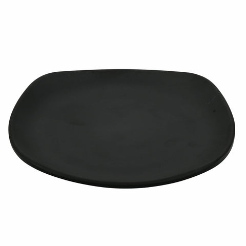 G.E.T. Enterprises P-1000-BK Nara 9-3/4" Black Matte Square Melamine Plate