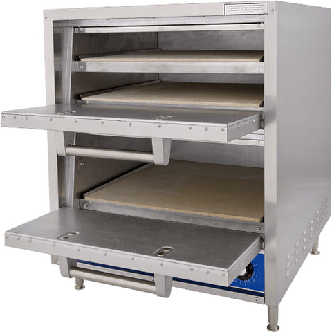 Bakers Pride P46-BL Hearthbake Series Electric Brick-Lined Countertop Combination Deck Oven