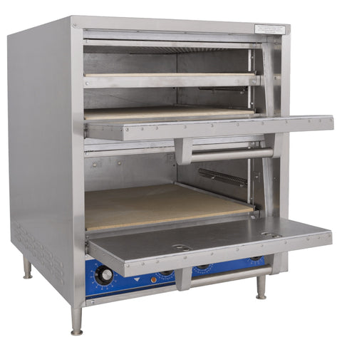 Bakers Pride P46-BL Hearthbake Series Electric Brick-Lined Countertop Combination Deck Oven