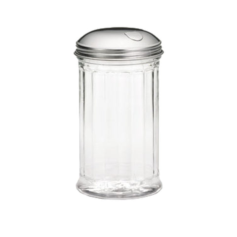 Tablecraft Products P57S 12 oz Sugar Pourer with Stainless Steel Side Flap Top