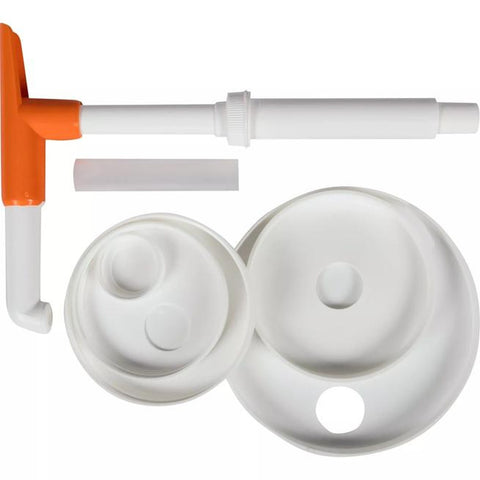 San Jamar P7410 Mega Pump Kit - White