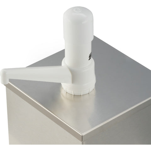 CFS Brands P9800 EZ-Chill Condiment Pump Box - Stainless Steel, 1 oz Portion