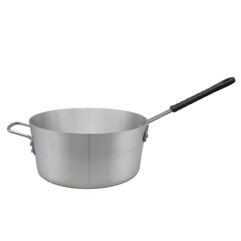 Libertyware PAN10H 10-1/4 Qt. Aluminum Sauce Pan with Silicone Handle