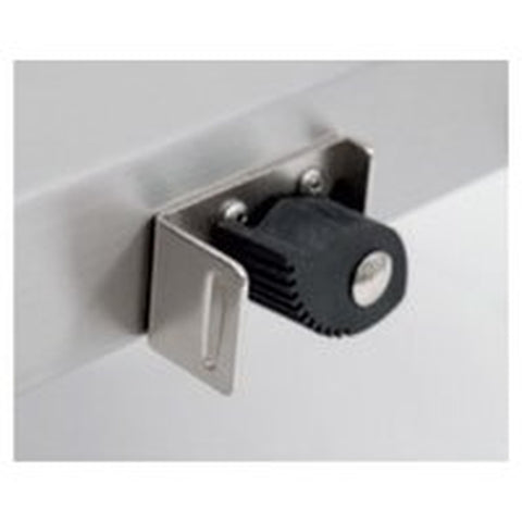 John Boos PB-MSS824-X 24" x 8" Stainless Steel Wall-Mounted Utility Shelf with Hooks and Mop/Broom Holders
