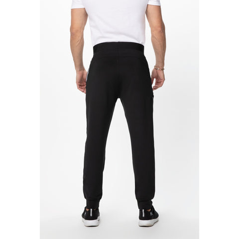 Chef Works PBE02-BLK-S Jogger 2.0 Unisex Chef Pants - Black