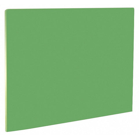 Crestware PCB1520G Green Polyethylene Cutting Board, 15" x 20"