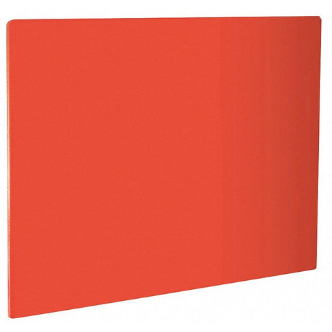 Crestware PCB1520R Red Polyethylene Cutting Board, 15" x 20" x 1/2"