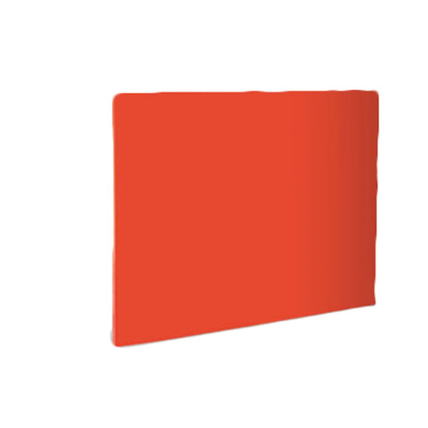 Crestware PCB1824R 18" x 24" Red Polyethylene Color-Coded Cutting Board