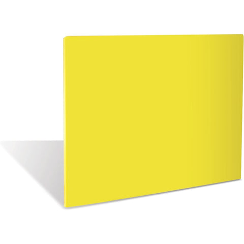 Crestware PCB1824Y 18" x 24" Yellow Polyethylene Cutting Board