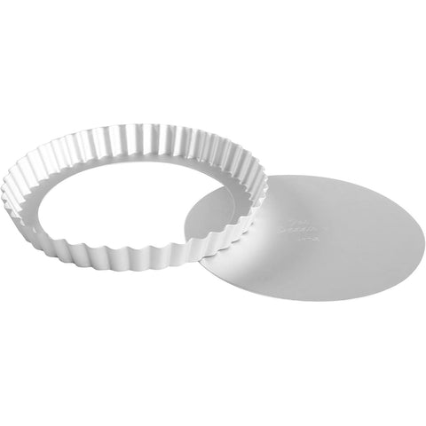 Fat Daddio's PFT-8 Round Fluted Tart Pan, 8 x 1 Inch