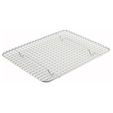 Winco PGW-810 Half-Size Chrome-Plated Wire Pan Grate, 8 x 10"