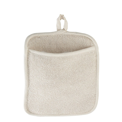 Winco PH-9W Terry Pot Holder with Pocket, 8-1/2" x 9-1/2\" White