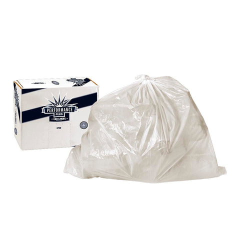 Performance Plus PH334016N 33-Gallon High Density Clear Can Liner, 33 x 39, 0.55 Mil, Interleaved Roll