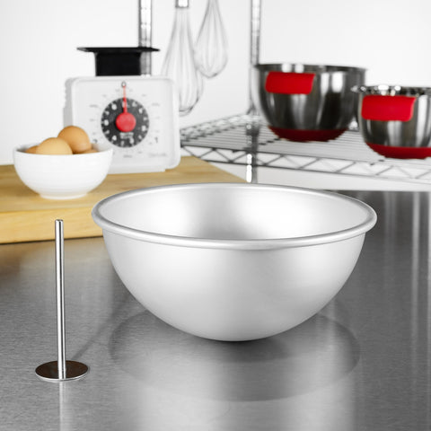 Fat Daddio's PHA-5 ProSeries 5" x 2.5" Hemisphere Anodized Aluminum Cake Pan