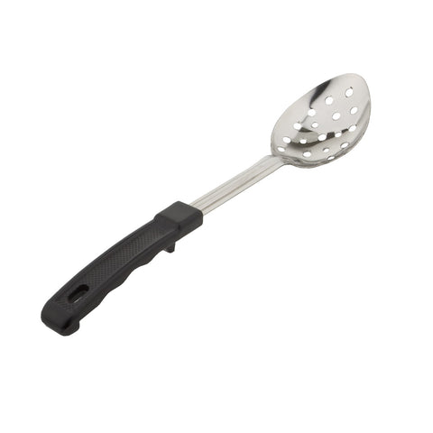 Libertyware PHS13P 13" Perforated Basting Spoon with Black Plastic Handle