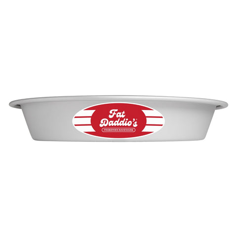 Fat Daddio's PIE-9 ProSeries 9" x 1-1/2" Deep Dish 18 Gauge Anodized Aluminum Pie Pan