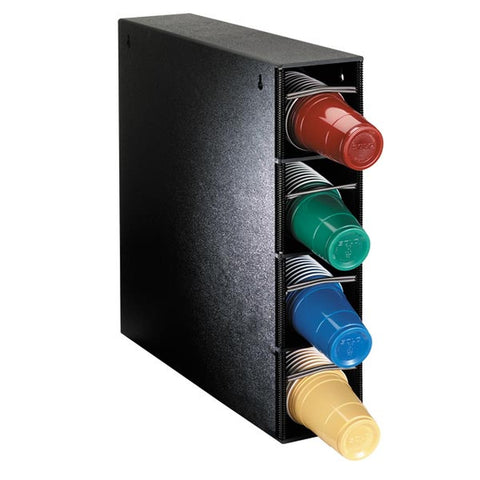 Dispense-Rite PL-CT-4BT 4-Section Vertical Cup Dispensing Cabinet