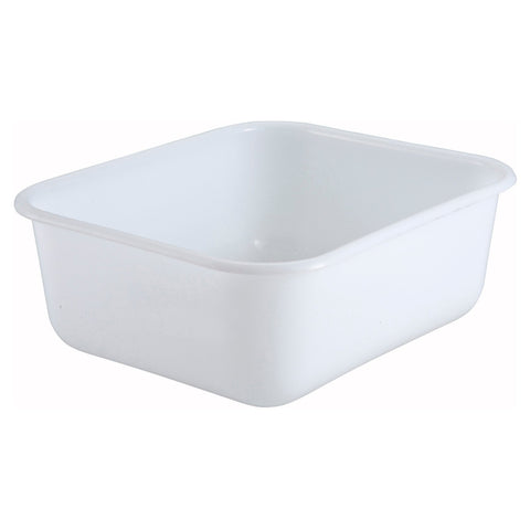 Winco PL-MB White Polypropylene Mini Bin Bus Tub