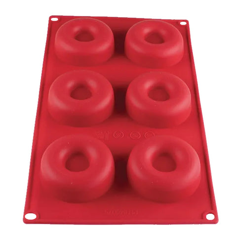 Thunder Group PLBM007S 6-Cavity Savarin High Heat Silicone Baking Mold
