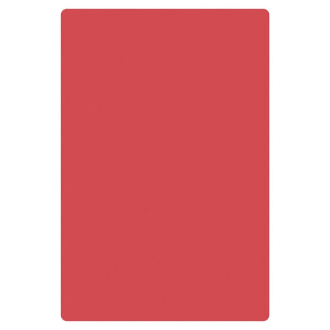 Thunder Group PLCB181205RD Polyethylene Cutting Board, 12" x 18\" Red