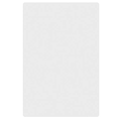 Thunder Group PLCB181205WH White Polyethylene Cutting Board, 12" x 18" x 1/2"