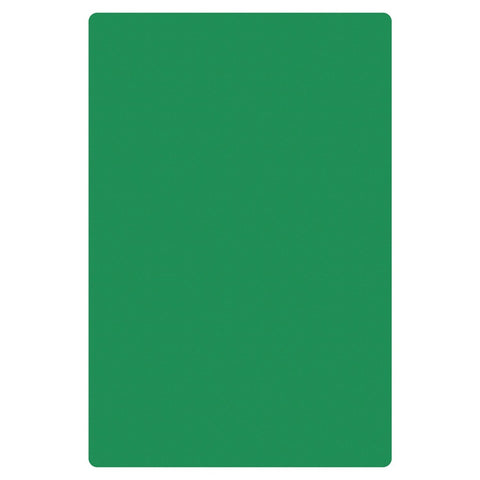 Thunder Group PLCB201505GR Green Polyethylene Cutting Board, 15" x 20"