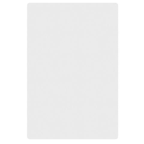 Thunder Group PLCB201505WH - 15" x 20" White Polyethylene Cutting Board