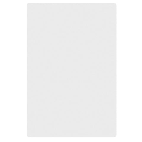Thunder Group PLCB201505WH - 15" x 20" White Polyethylene Cutting Board
