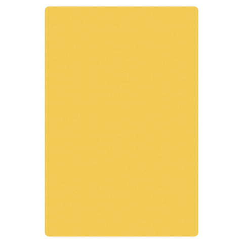 Thunder Group PLCB201505YW Polyethylene Cutting Board, 15" x 20\" Yellow