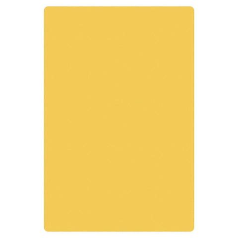 Thunder Group PLCB241805YW Yellow Polyethylene Cutting Board 18" x 24"