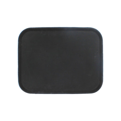Thunder Group PLFFT1418BK 14" x 17-3/4" Black Rectangular Fast Food Tray