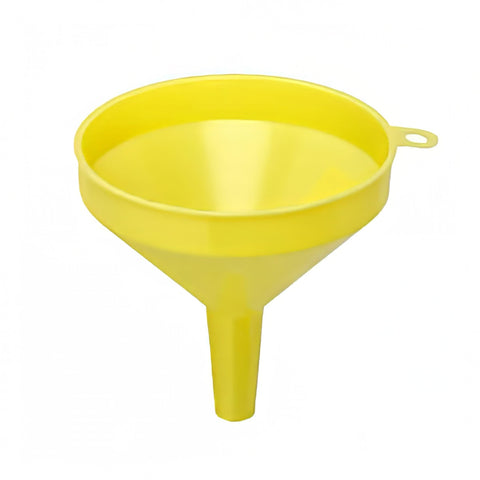 Thunder Group PLFN005 12 oz Plastic Funnel with Hanging Ring, Yellow