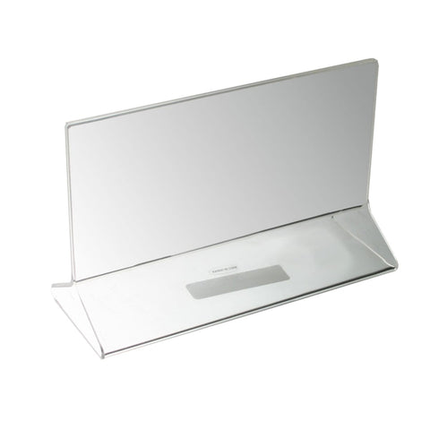Thunder Group PLMH001 Clear Acrylic Table Card Holder, 5-1/2" x 3-1/2"