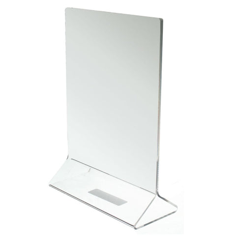 Thunder Group PLMH003 Acrylic Tabletop Menu Card Holder, 5" x 7"