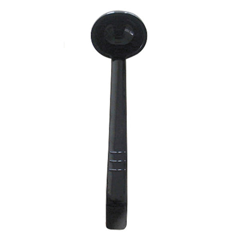 Thunder Group PLOP009BK 3/4 oz Black Polycarbonate One-Piece Ladle