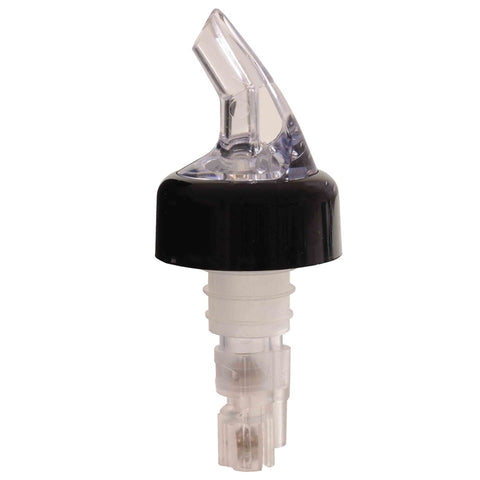 Thunder Group PLPR125C 1-1/4 oz Measured Liquor Pourer, Clear with Black Collar
