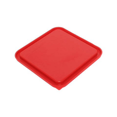 Thunder Group PLSFT0608C Plastic Square Lid for 6 Qt & 8 Qt Food Storage Containers, Red