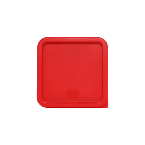 Thunder Group PLSFT0608C Plastic Square Lid for 6 Qt & 8 Qt Food Storage Containers, Red