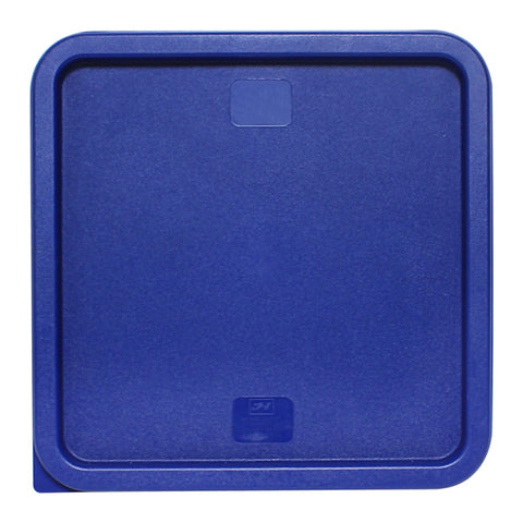 Thunder Group PLSFT121822C Blue Snap-On Lid for 12, 18 & 22 Qt Square Food Storage Containers